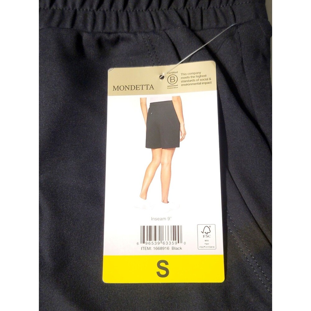 Mondetta Women's S Active Bermuda Shorts Wicking 9" Inseam Stretch Pockets NWT - Picture 9 of 11